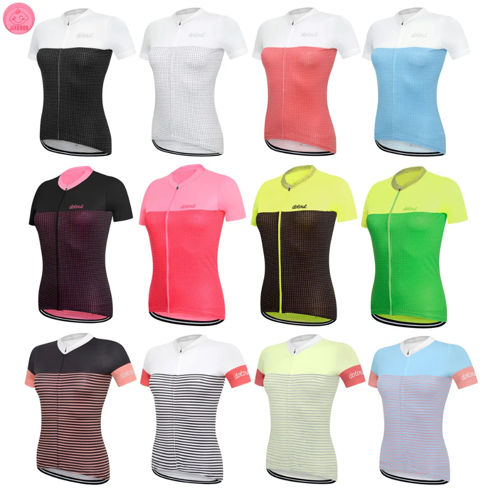 Womens 2017 DOT classical BIKE RACE PRO Team Cycling Jersey Breathable Customized JIASHUO Multi Colors
Womens 2017 DOT classical BIKE RACE PRO Team Cycling Jersey Breathable Customized JIASHUO Multi Colors
