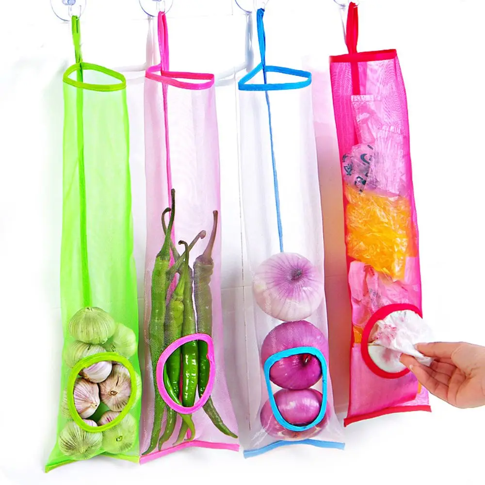 Kitchen Garbage Trash Storage Bag Onion Holder Vegetable Potato Hanging Mesh Fruit Ginger Organizer Container Garlic Food Saver
Kitchen Garbage Trash Storage Bag Onion Holder Vegetable Potato Hanging Mesh Fruit Ginger Organizer Container Garlic Food Saver
