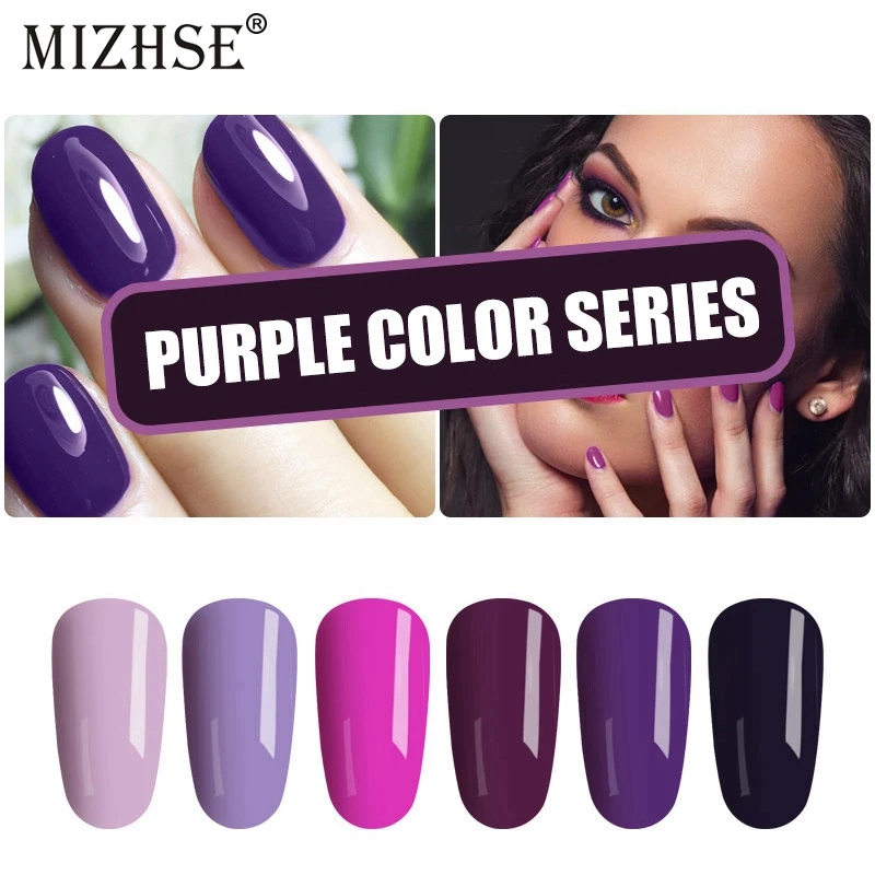 MIZHSE 6Pcs UV Led Nail Gel Polish Set 7ML Nail Gel Kit Long Lasting Nail Gel Varnish French Purple Nail Polish Soak Off Gel
MIZHSE 6Pcs UV Led Nail Gel Polish Set 7ML Nail Gel Kit Long Lasting Nail Gel Varnish French Purple Nail Polish Soak Off Gel