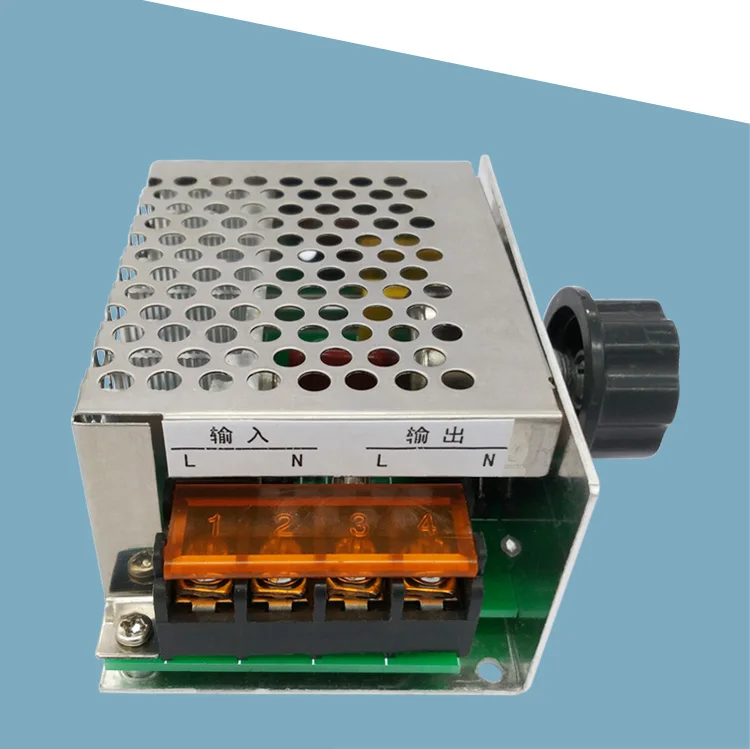 4000W imported high-power SCR electronic regulator dimming thermostat with insurance shell
4000W imported high-power SCR electronic regulator dimming thermostat with insurance shell