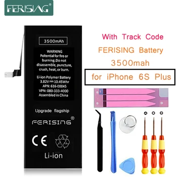 2019 100% Original FERISING New Phone Battery For Apple iPhone 6S Plus Capacity 0 Cycle 6sPlus Replacement Batteries with Track 
2019 100% Original FERISING New Phone Battery For Apple iPhone 6S Plus Capacity 0 Cycle 6sPlus Replacement Batteries with Track