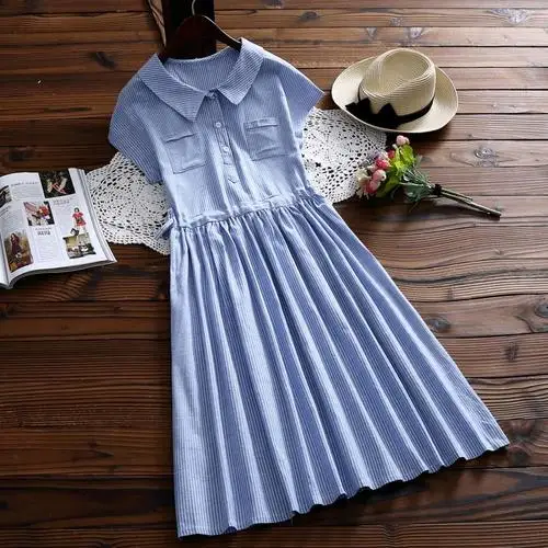 2019 summer dress women vintage plaid cotton linen shirt dress women elegant pocket Turn-down Collar tunic dress Female Vestido
2019 summer dress women vintage plaid cotton linen shirt dress women elegant pocket Turn-down Collar tunic dress Female Vestido