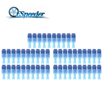 ESPEEDER 100pcs Blue T Insulated Electrical Cable Quick Splice Lock Wire Terminal Spade Crimp Connector Combo Set 1.0-2.5mm Line
ESPEEDER 100pcs Blue T Insulated Electrical Cable Quick Splice Lock Wire Terminal Spade Crimp Connector Combo Set 1.0-2.5mm Line