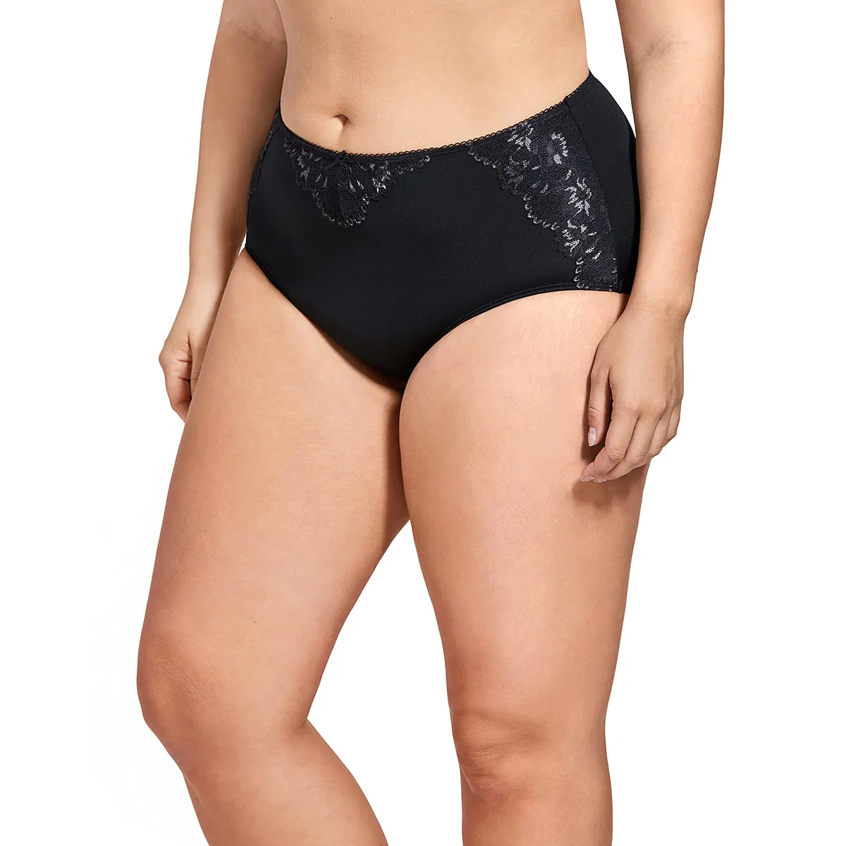 Delimira Women's Soft Seamless Mid-waist Floral Lace Briefs Panties Plus Size,2 Pack
Delimira Women's Soft Seamless Mid-waist Floral Lace Briefs Panties Plus Size,2 Pack