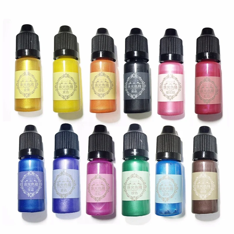 1pc 10ml 13 Colors Liquid Pearl Resin Pigment Dye UV Resin Epoxy Resin DIY Making Decorative Crafts Jewelry Tool Equipment
1pc 10ml 13 Colors Liquid Pearl Resin Pigment Dye UV Resin Epoxy Resin DIY Making Decorative Crafts Jewelry Tool Equipment