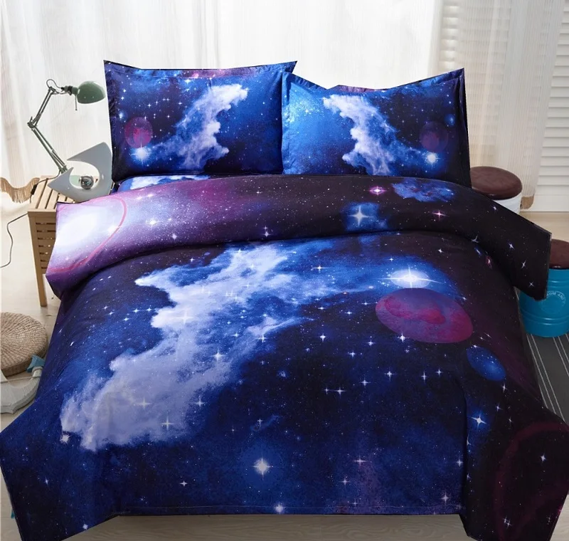 YMQY Brand 3D Nebala Outer Space Star Galaxy Bedding Set Duvet Cover Flat Bed Sheet Plaid Pillowcase Queen Twin Size Bed Set
YMQY Brand 3D Nebala Outer Space Star Galaxy Bedding Set Duvet Cover Flat Bed Sheet Plaid Pillowcase Queen Twin Size Bed Set