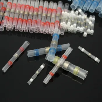 100pcs/lot Tinned Copper Brass Solder Seal Heat Shrink Cable Sleeves Butt Wire Connector Terminal 4 Sizes Promotion
100pcs/lot Tinned Copper Brass Solder Seal Heat Shrink Cable Sleeves Butt Wire Connector Terminal 4 Sizes Promotion