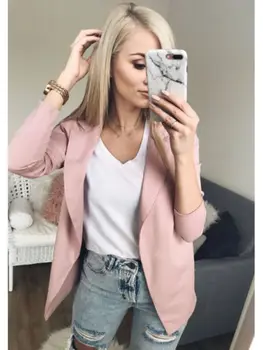 Fashion Women Casual Suit Coat Business Long Sleeve Jacket Ladies Solid Autumn Outwear
Fashion Women Casual Suit Coat Business Long Sleeve Jacket Ladies Solid Autumn Outwear