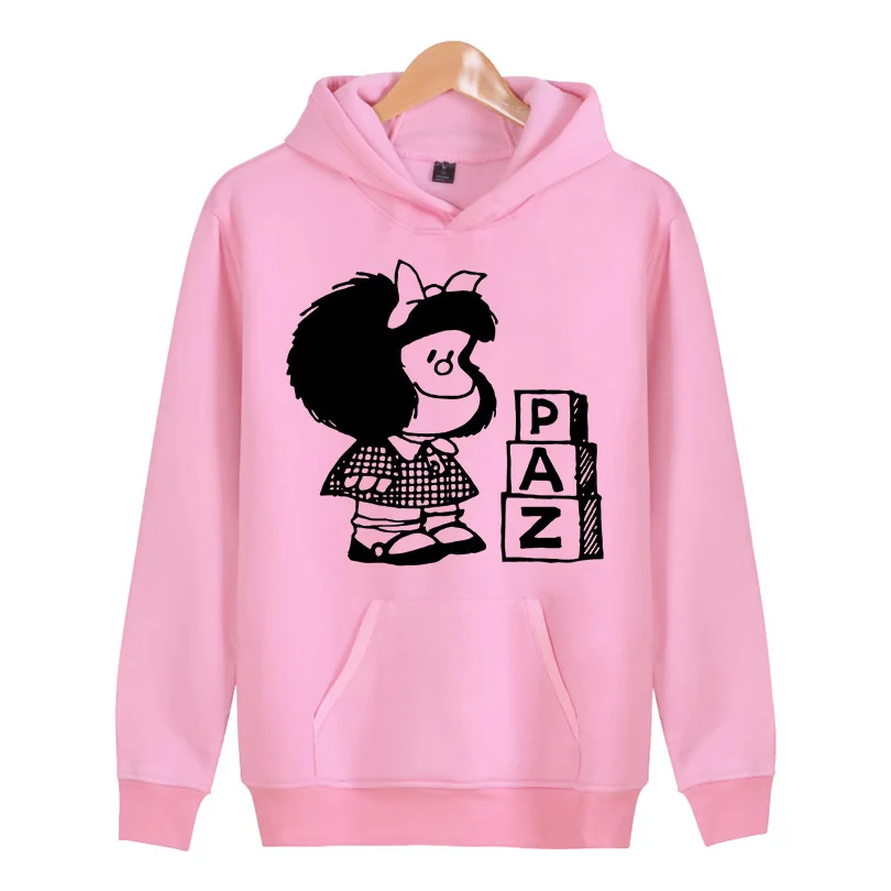 Quino PAZ - Mafalda 2018 New Arrived Streetwear Solid popular Hoodies women Pullovers Hip Hop Long sweatshirts X6208
Quino PAZ - Mafalda 2018 New Arrived Streetwear Solid popular Hoodies women Pullovers Hip Hop Long sweatshirts X6208