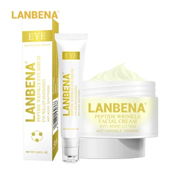 LANBENA Peptide Anti Wrinkle Facial Cream+Eye Serum Day Cream Anti Aging Skin Whitening Lifting Firming Acne Treatment Face Care
LANBENA Peptide Anti Wrinkle Facial Cream+Eye Serum Day Cream Anti Aging Skin Whitening Lifting Firming Acne Treatment Face Care