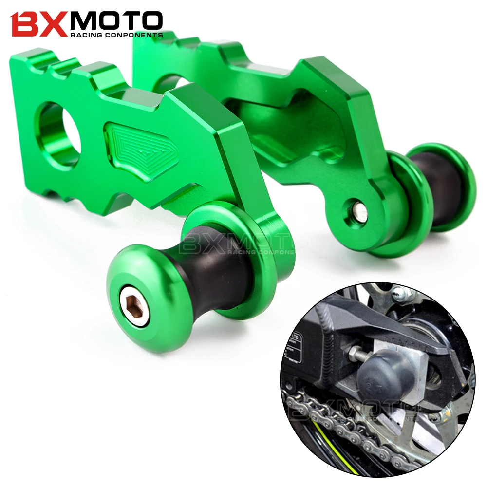 For Kawasaki Z900 Z 900 2017 Frame sliders Motorcycle CNC Aluminum Rear Axle Spindle Chain Adjuster Blocks with Spool Sliders
For Kawasaki Z900 Z 900 2017 Frame sliders Motorcycle CNC Aluminum Rear Axle Spindle Chain Adjuster Blocks with Spool Sliders