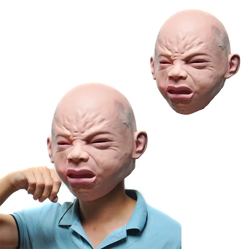 Creepy Halloween Costume Prop Cry Boy Full Head Latex Rubber Masquerade Mask Funny Evening Party Face Masks
Creepy Halloween Costume Prop Cry Boy Full Head Latex Rubber Masquerade Mask Funny Evening Party Face Masks