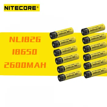 12 pcs Nitecore NL1826 18650 2600mAh 3.7V 9.6Wh Rechargeable Li-on Battery high quality with protect
12 pcs Nitecore NL1826 18650 2600mAh 3.7V 9.6Wh Rechargeable Li-on Battery high quality with protect