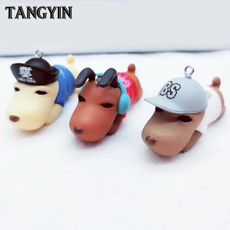 Cartoon Cute Dog Keychain PVC Material Highly Simulated Dog Listening music Pirate Baseball Cap Key Chain Bag Pendant Key Ring
Cartoon Cute Dog Keychain PVC Material Highly Simulated Dog Listening music Pirate Baseball Cap Key Chain Bag Pendant Key Ring