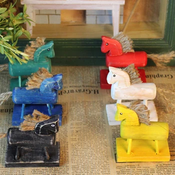 1 Pcs Retro Artificial Wooden Horse Miniature Colorful Horse Desk Home Decoration Crafts Kids Gift Toys for Kids Random Color
1 Pcs Retro Artificial Wooden Horse Miniature Colorful Horse Desk Home Decoration Crafts Kids Gift Toys for Kids Random Color