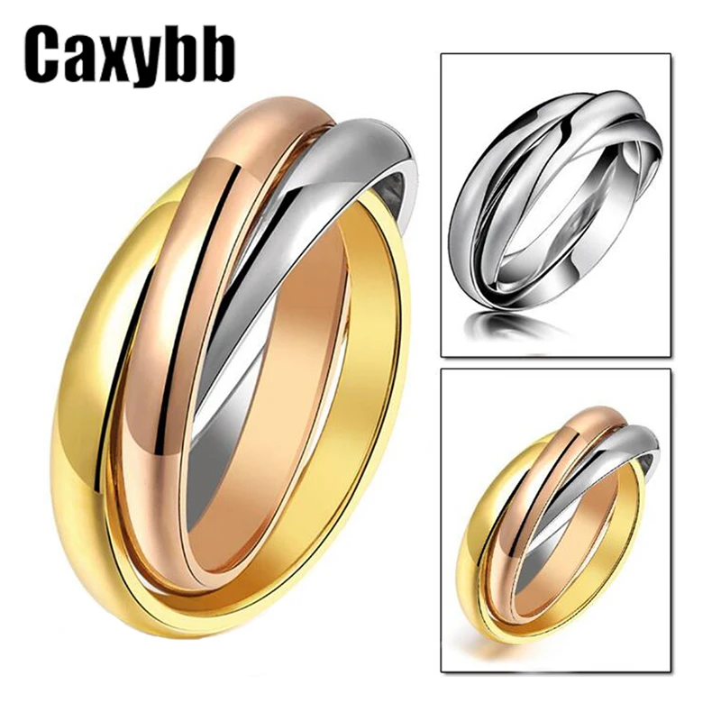 Gaxybb Fashion Stainless Classic 3 Rounds Ring Sets For Women Wedding Commitment Of Female Jewelry Stainless Steel Finger rings
Gaxybb Fashion Stainless Classic 3 Rounds Ring Sets For Women Wedding Commitment Of Female Jewelry Stainless Steel Finger rings