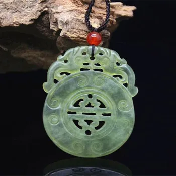 Natural XIUYU Stone Pendant Carved Hollow-out PIXIU and Peace buckle Pendant Necklace Women's Stone Jewelry Free Rope
Natural XIUYU Stone Pendant Carved Hollow-out PIXIU and Peace buckle Pendant Necklace Women's Stone Jewelry Free Rope