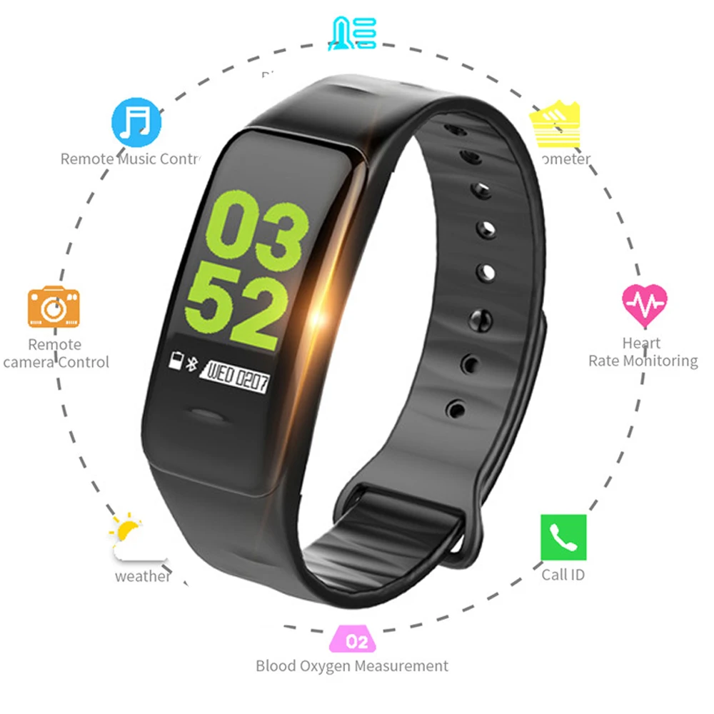 2PCS Smart Bracelet Color Screen Fitness Tracker Blood Pressure Heart Rate Monitor Waterproof Sport Smart Band for Android IOS
2PCS Smart Bracelet Color Screen Fitness Tracker Blood Pressure Heart Rate Monitor Waterproof Sport Smart Band for Android IOS