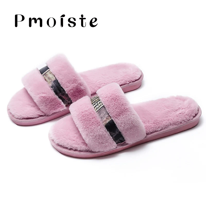 Women Indoor Slippers Winter Riband TPR Non Slip Fur Slippers For Girls Casual Short Plush Suede Pantofole Donna
Women Indoor Slippers Winter Riband TPR Non Slip Fur Slippers For Girls Casual Short Plush Suede Pantofole Donna