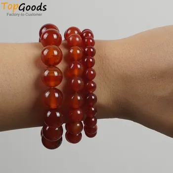 TopGoods Natural Red Agate Beaded Bracelet Women Jewelry 8/10/12mm Pulseira Masculina Stretch Carnelian Bracelet For Men
TopGoods Natural Red Agate Beaded Bracelet Women Jewelry 8/10/12mm Pulseira Masculina Stretch Carnelian Bracelet For Men
