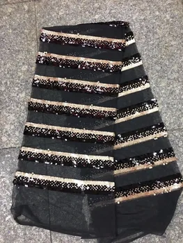 2018 High Quality African Lace Fabric Black Gold French Net Embroidery Sequins 3 d Tulle Lace Fabric For Nigerian party Dress
2018 High Quality African Lace Fabric Black Gold French Net Embroidery Sequins 3 d Tulle Lace Fabric For Nigerian party Dress