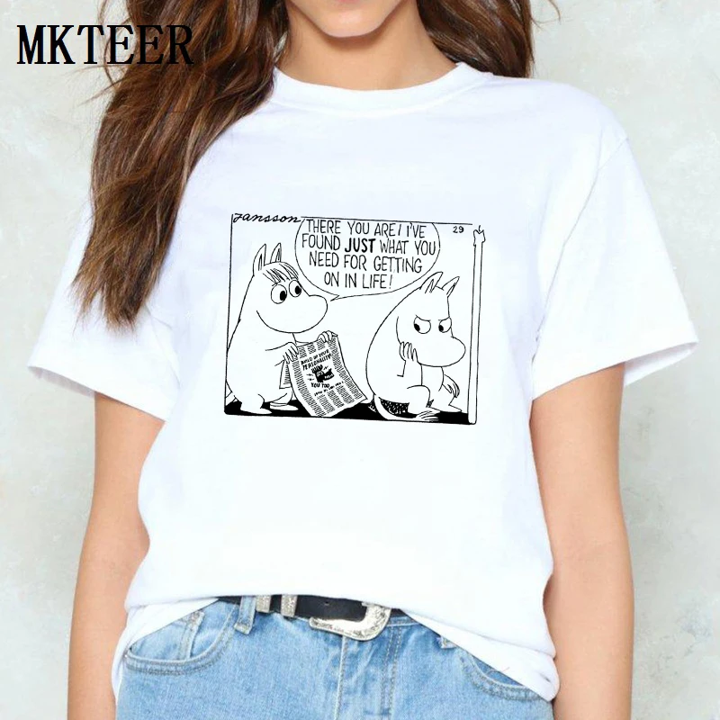 Moomins Love Amine Aesthetic Women's Fashion Tee Shirt Femme Harajuku T Shirt Vogue Camiseta Mujer Summer Ulzzang Tops&Tees
Moomins Love Amine Aesthetic Women's Fashion Tee Shirt Femme Harajuku T Shirt Vogue Camiseta Mujer Summer Ulzzang Tops&Tees