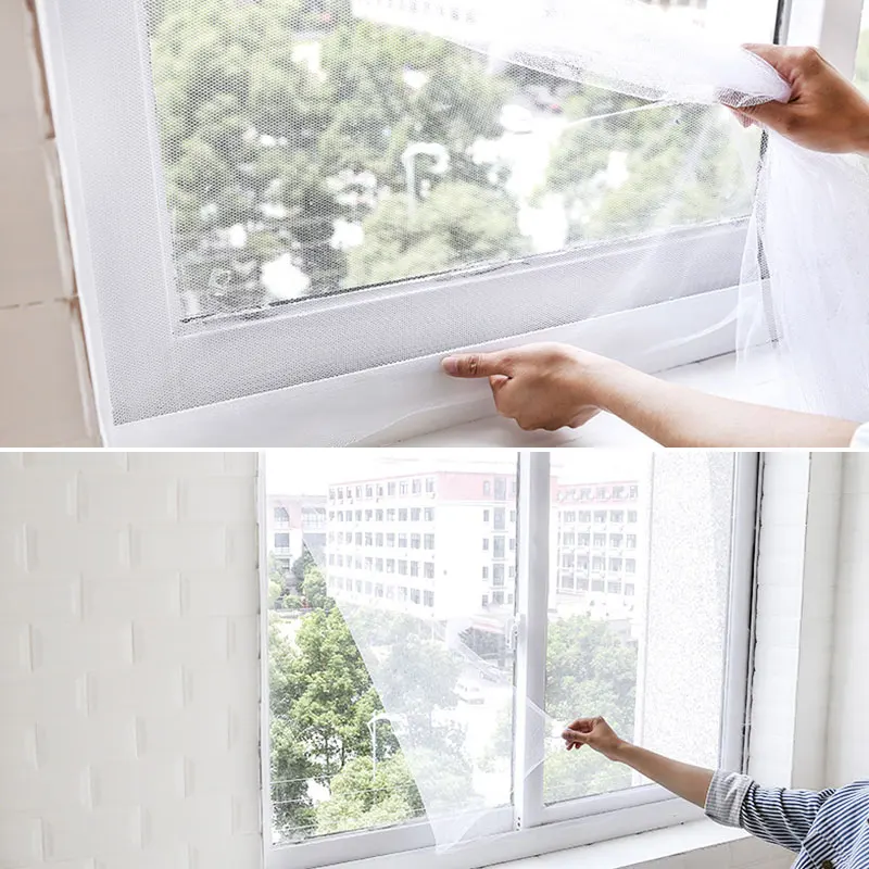 1.3M*1.5M Self-adhesive Anti-mosquito Net Flyscreen Curtain Insect Fly Mosquito Bug Mesh Window Screen Home Supplies
1.3M*1.5M Self-adhesive Anti-mosquito Net Flyscreen Curtain Insect Fly Mosquito Bug Mesh Window Screen Home Supplies