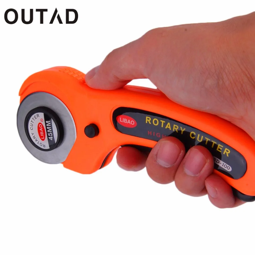 OUTAD 45mm Premium Quilters Sewing Quilting Fabric Cutting Tool Fabric Leather Paper Vinyl strips multiple layers Rotary Cutter
OUTAD 45mm Premium Quilters Sewing Quilting Fabric Cutting Tool Fabric Leather Paper Vinyl strips multiple layers Rotary Cutter
