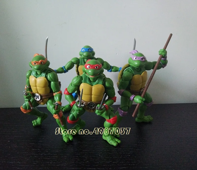 4pcs SHF Soul Limit Turtle Raphael Leonardo Michelangelo Donatello Ninjas KO's NECA Action Figure Toy Collection Brinquedos
4pcs SHF Soul Limit Turtle Raphael Leonardo Michelangelo Donatello Ninjas KO's NECA Action Figure Toy Collection Brinquedos