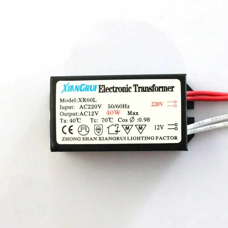 AC220V 40W 12V Power Supply LED Driver Adapter Transformer Switch For LED Lights Halogen Light Power Supply Driver Lighting
AC220V 40W 12V Power Supply LED Driver Adapter Transformer Switch For LED Lights Halogen Light Power Supply Driver Lighting