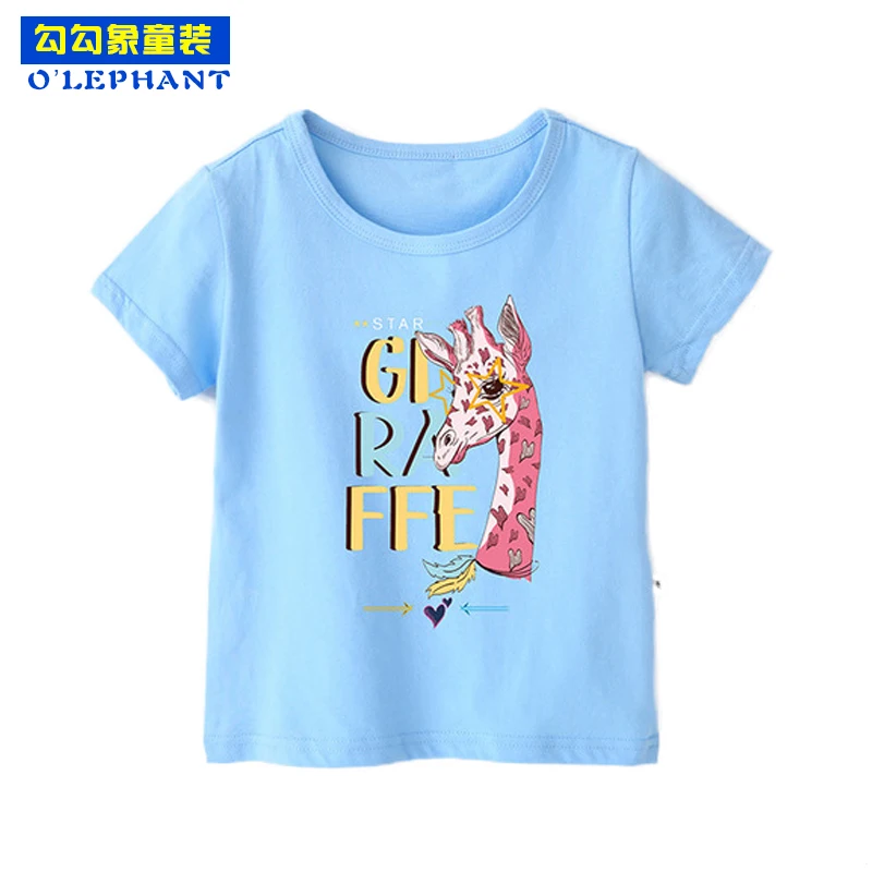 O'LEPHANT 19 summer boys girls cartoon adorable giraffe prints tees Children's cotton short sleeves t shirts Baby kids soft tops
O'LEPHANT 19 summer boys girls cartoon adorable giraffe prints tees Children's cotton short sleeves t shirts Baby kids soft tops