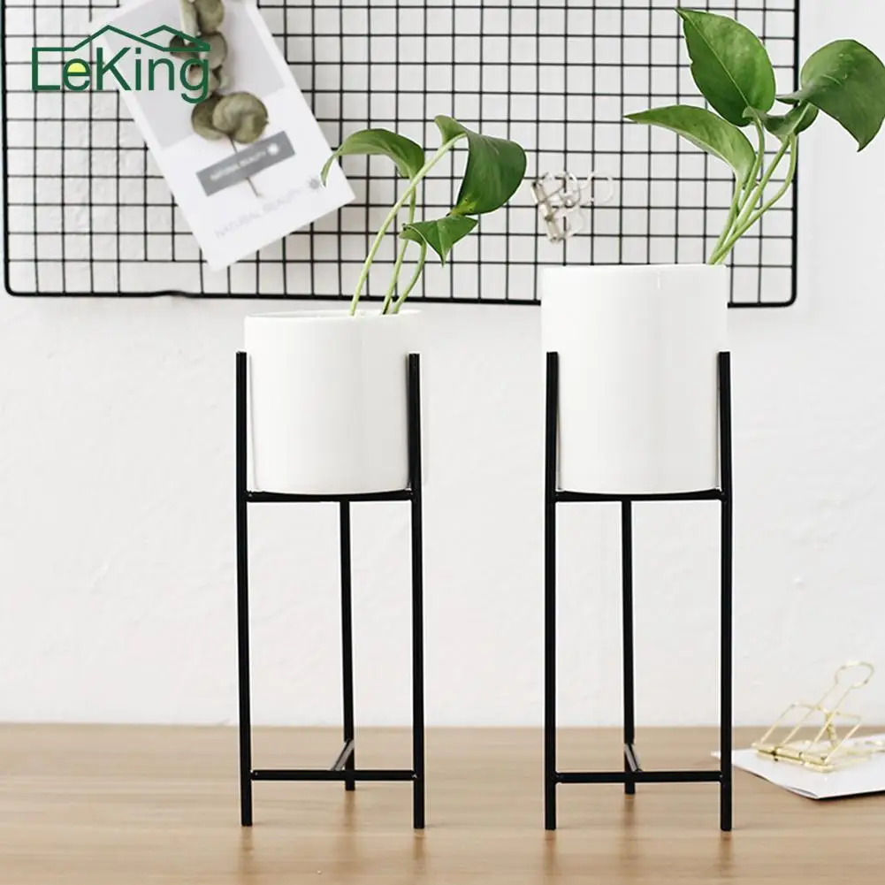 Nordic Style Ceramic Flower Pot With Metal Stand For Grow Hydroponic Succulent Plants Home Garden Wedding Balcony Decoration
Nordic Style Ceramic Flower Pot With Metal Stand For Grow Hydroponic Succulent Plants Home Garden Wedding Balcony Decoration