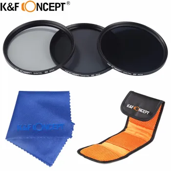 K&F CONCEPT 3pcs 40.5mm ND2 ND4 ND8 Neutral Density ND Filter Kit Set with Filter Cloth Bag For Nikon Sony DSLR Camera Top
K&F CONCEPT 3pcs 40.5mm ND2 ND4 ND8 Neutral Density ND Filter Kit Set with Filter Cloth Bag For Nikon Sony DSLR Camera Top