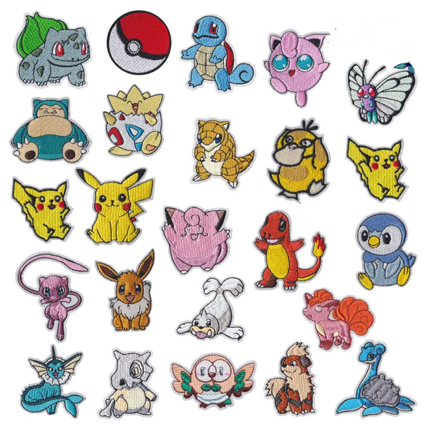 Characters Pikachu Pokeball Anime Team logo iron on patches UMBREON Movie Game Series Cosplay Costume Embroidered Inspired Patch
Characters Pikachu Pokeball Anime Team logo iron on patches UMBREON Movie Game Series Cosplay Costume Embroidered Inspired Patch
