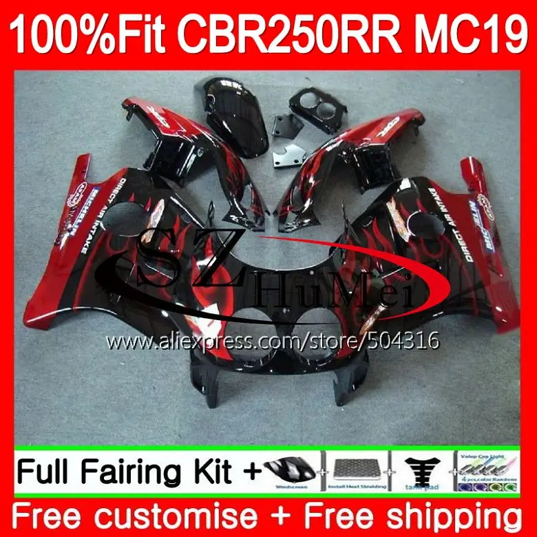 Injection For HONDA CBR250RR Red flames 88 89 91 92 93 CBR 250RR MC19 119SH23 CBR250 RR 1988 1989 1990 1991 1992 1993 Fairing
Injection For HONDA CBR250RR Red flames 88 89 91 92 93 CBR 250RR MC19 119SH23 CBR250 RR 1988 1989 1990 1991 1992 1993 Fairing