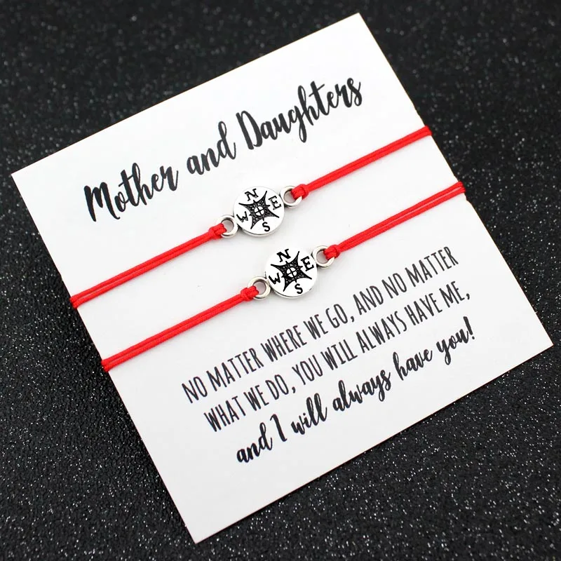 Mother Daughters Grandma Granddaughter Aunt Niece Love Friends Thanksgiving Gift Make a Wish Dream Compass Bracelets for Women
Mother Daughters Grandma Granddaughter Aunt Niece Love Friends Thanksgiving Gift Make a Wish Dream Compass Bracelets for Women