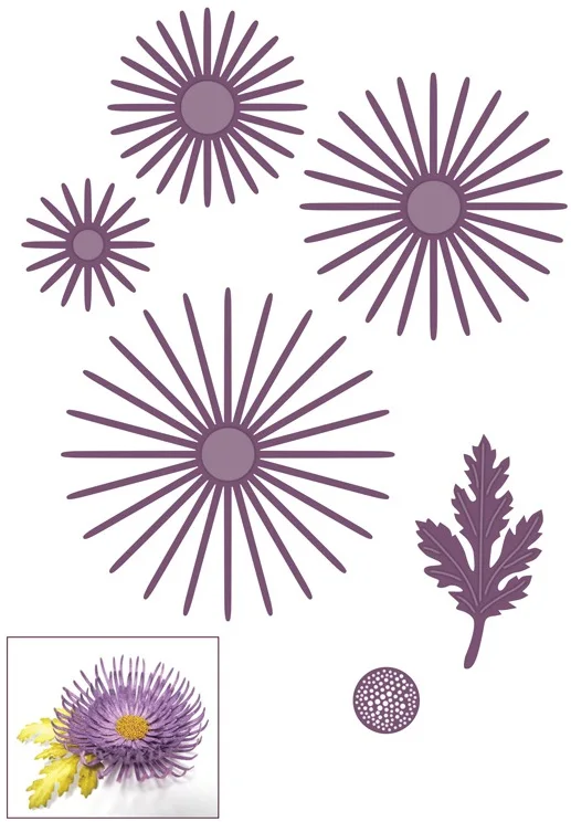 Swovo Gear stripe flowers Metal Cutting Dies for Scrapbooking DIY Craft Paper Card Making Decorative Embossing 11.7*9.4CM
Swovo Gear stripe flowers Metal Cutting Dies for Scrapbooking DIY Craft Paper Card Making Decorative Embossing 11.7*9.4CM