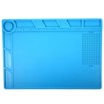 BEST-S-140 Heat-resistant BGA Soldering Station Silicone Heat Gun Insulation Pad Repair Tools Maintenance Platform Desk Mat
BEST-S-140 Heat-resistant BGA Soldering Station Silicone Heat Gun Insulation Pad Repair Tools Maintenance Platform Desk Mat