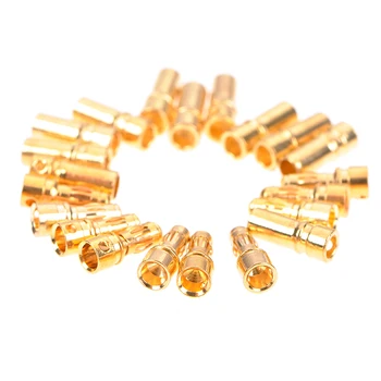 10Pairs 3.5mm Bullet Banana Plug Connector For RC Motor Battery Connector Male+Female 
10Pairs 3.5mm Bullet Banana Plug Connector For RC Motor Battery Connector Male+Female