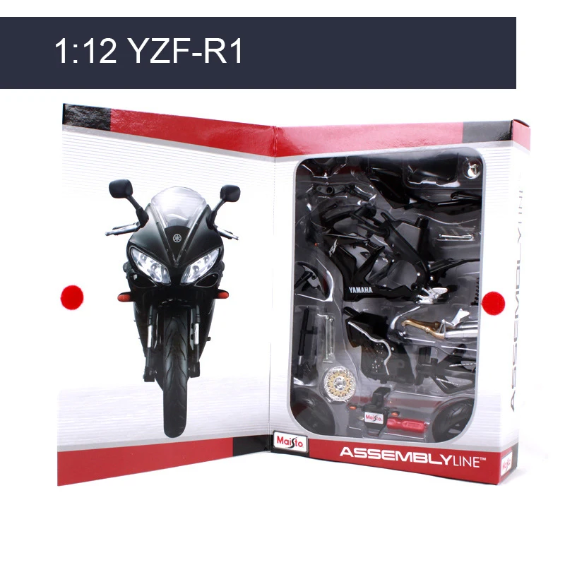 MAISTO YZF-R1 Motorcycle Model Kit 1:12 scale metal Assembly DIY Motorcycle Bike Model Kit Toy For Gift Collection
MAISTO YZF-R1 Motorcycle Model Kit 1:12 scale metal Assembly DIY Motorcycle Bike Model Kit Toy For Gift Collection