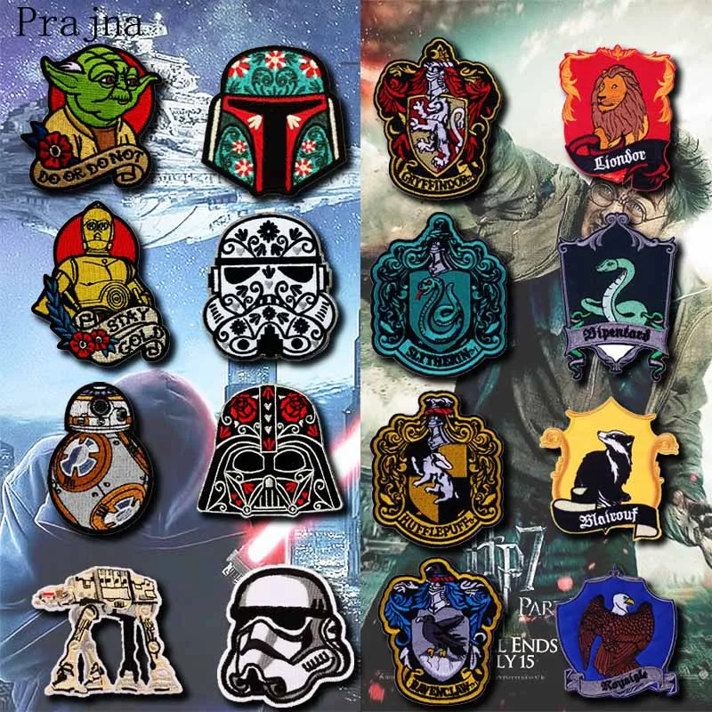 Prajna Star Wars Team Logo Patch Iron on Harry Potter Embroidered Patches Ironing Patches For Clothes Badge Appliques Washable
Prajna Star Wars Team Logo Patch Iron on Harry Potter Embroidered Patches Ironing Patches For Clothes Badge Appliques Washable