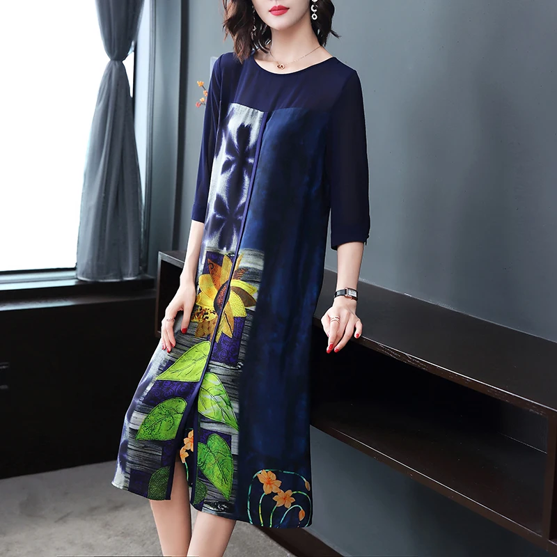 Plus Size Dresses New Autumn Summer Women Dress Sexy Split Loose Print A-line Dresses Beach Casual Clothes L-4XL
Plus Size Dresses New Autumn Summer Women Dress Sexy Split Loose Print A-line Dresses Beach Casual Clothes L-4XL