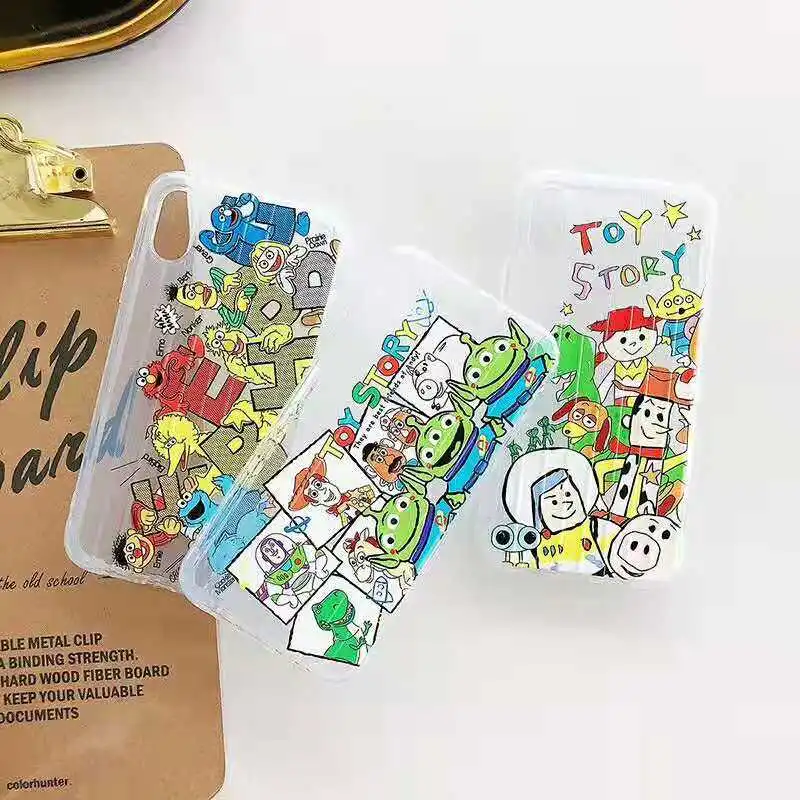 Cartoon Sesame Street Toy Story Air Cushion Clear Case For iphone 6 6s 7 8 Plus xr xs max x Cute Luggage Soft TPU phone cover
Cartoon Sesame Street Toy Story Air Cushion Clear Case For iphone 6 6s 7 8 Plus xr xs max x Cute Luggage Soft TPU phone cover