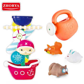 Zhorya 5pcs/set Bath Toys for Baby Cute Cartoon Animal Kids Infant Bathroom Play Water Classic Educational Toys for Children
Zhorya 5pcs/set Bath Toys for Baby Cute Cartoon Animal Kids Infant Bathroom Play Water Classic Educational Toys for Children
