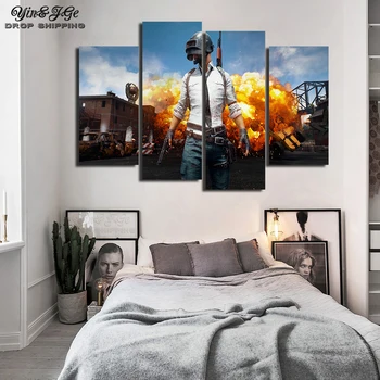 Wall Artwork Hd Prints Picture 4 Pieces Modular Pubg Video Game Painting Poster Modern Canvas Living Room Home Decoration Frame
Wall Artwork Hd Prints Picture 4 Pieces Modular Pubg Video Game Painting Poster Modern Canvas Living Room Home Decoration Frame