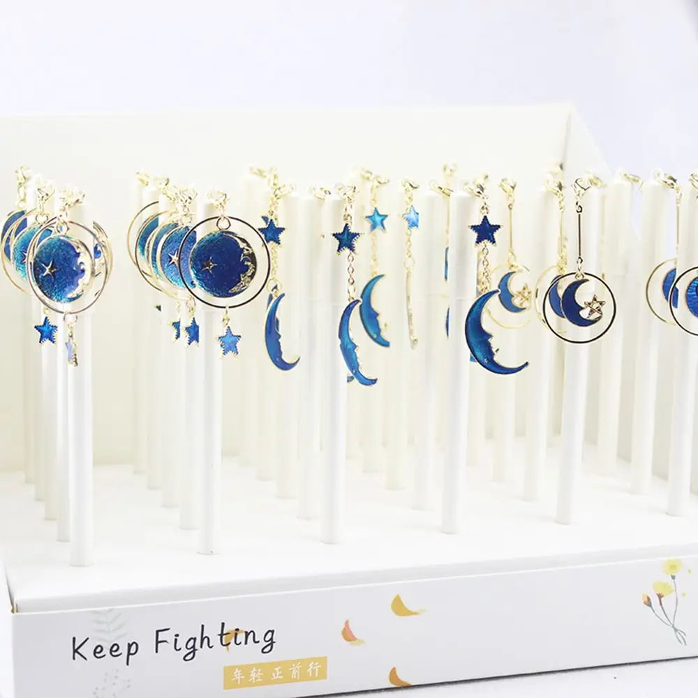 1PCS 0.5 mm Kawaii Gel Pen Creative Starry Sky Star Moon Pendant Signature Pen For Gifts Stationery School Office Supplies
1PCS 0.5 mm Kawaii Gel Pen Creative Starry Sky Star Moon Pendant Signature Pen For Gifts Stationery School Office Supplies
