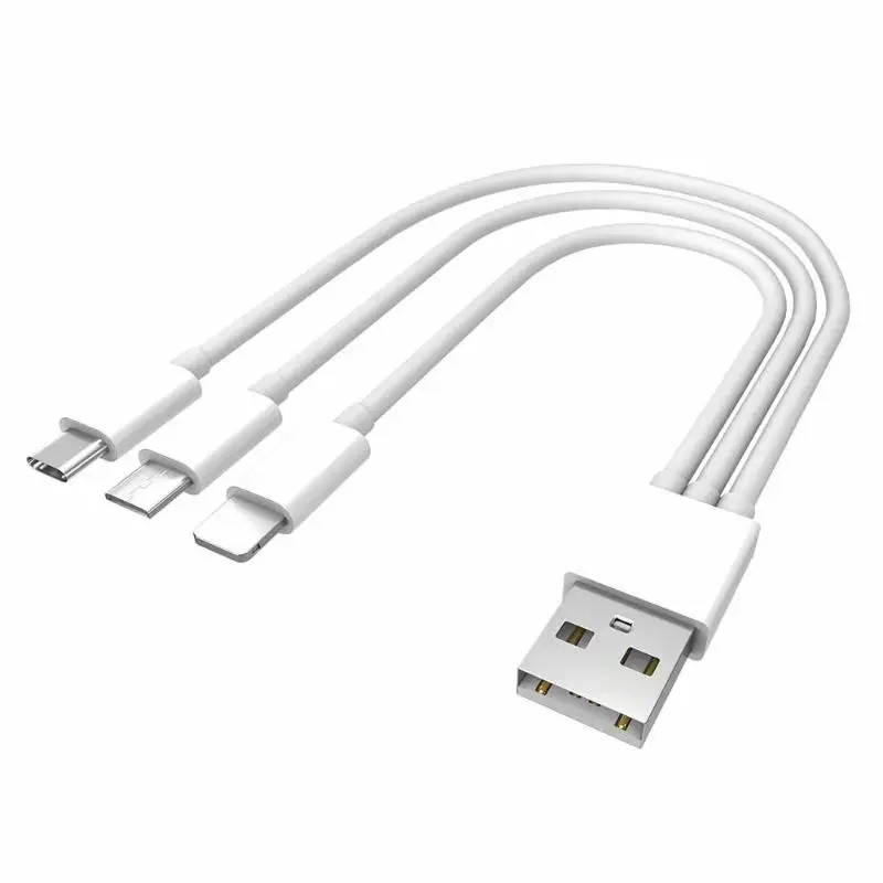 3 in 1 USB Cable Type C Micro USB 8 Pin Fast Charging Data Transfer Cable Wire Cord for iPhone Android Converter Adapter New
3 in 1 USB Cable Type C Micro USB 8 Pin Fast Charging Data Transfer Cable Wire Cord for iPhone Android Converter Adapter New