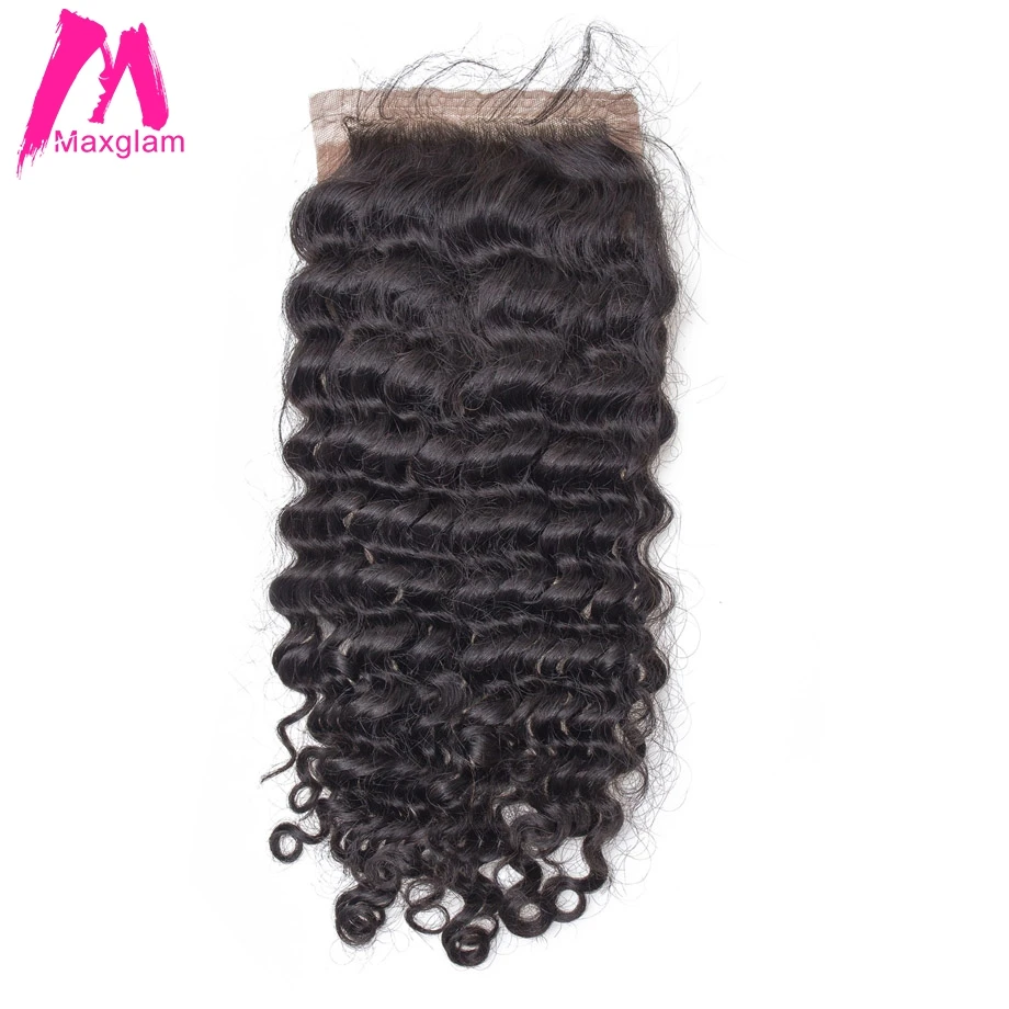 Maxglam Silk Base Closure With Baby Hair Brazilian Deep Wave Remy Human Hair Extension Free Shipping
Maxglam Silk Base Closure With Baby Hair Brazilian Deep Wave Remy Human Hair Extension Free Shipping