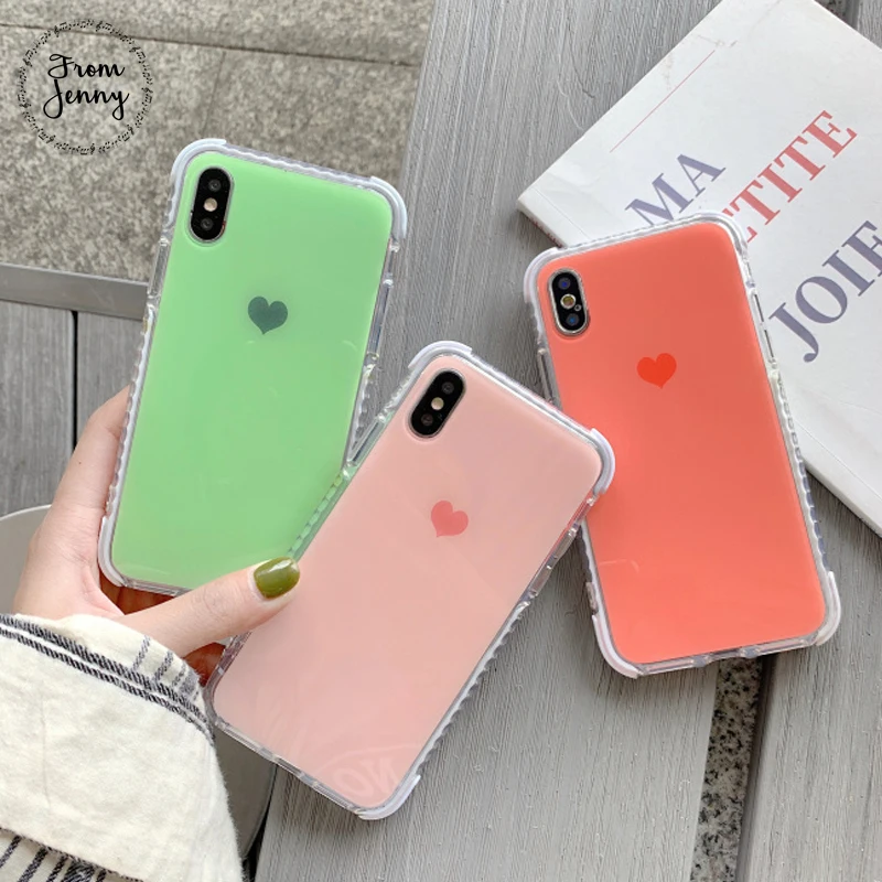 From Jenny Anti-fall simple love for iPhone x xr xs max 6 6s 7 8 Plus shatter-resistant glossy soft protective case
From Jenny Anti-fall simple love for iPhone x xr xs max 6 6s 7 8 Plus shatter-resistant glossy soft protective case
