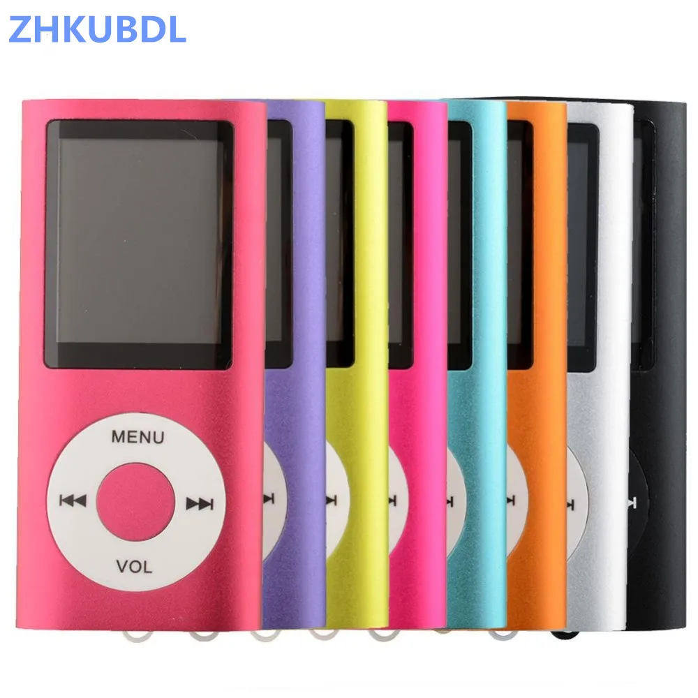 

ZHKUBDL new 4TH 1.8"LCD MP4 player Video Radio FM Player MP4 with 2GB 4GB 8GB 16GB 32GB SD TF Card free shipping